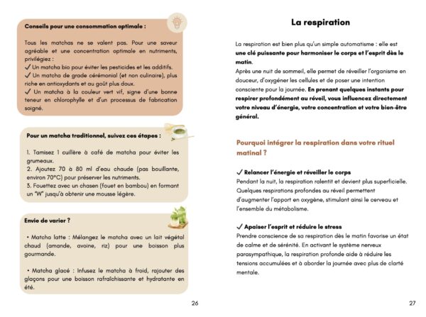 Rituels du matin